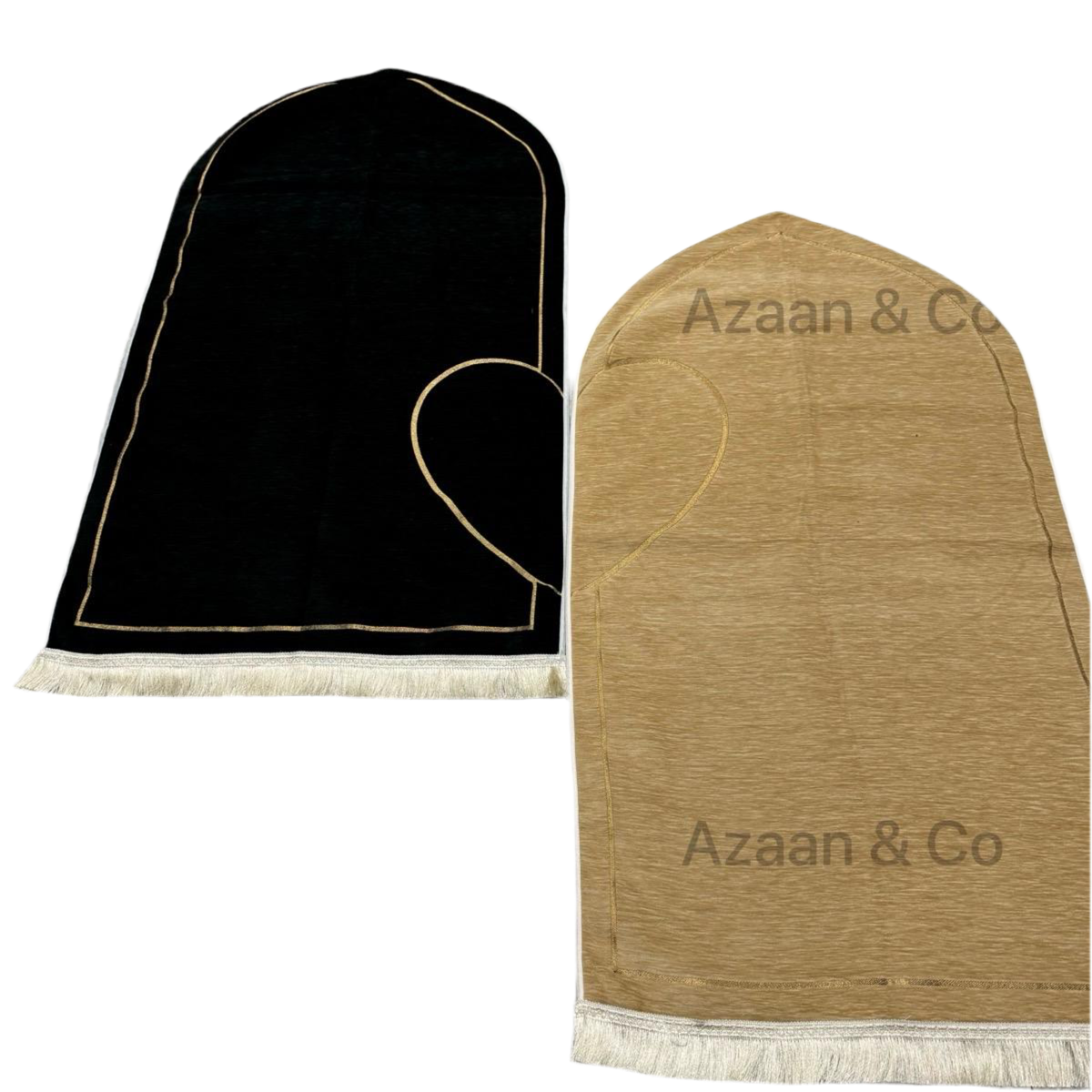 Couples Heart Prayer Mats Chenille
