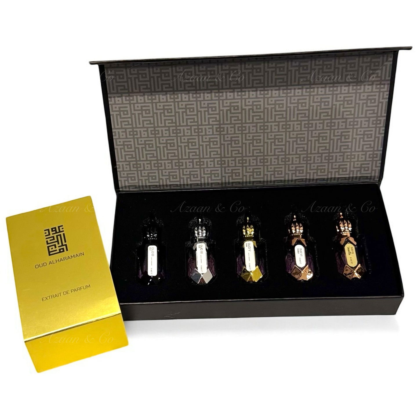 Oud Al Haramain Perfume Oil Gift Set – 5 x 6ml Extrait de Parfum