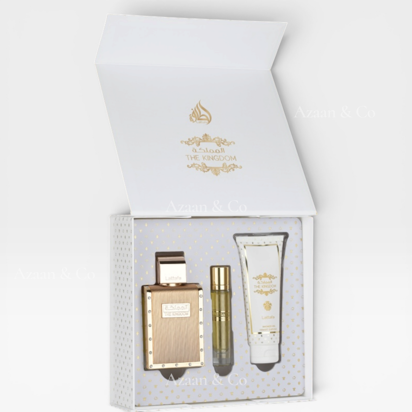 The Kingdom 3pc Gift Set 100ml EDP + 12ml + Shower Gel 100ml