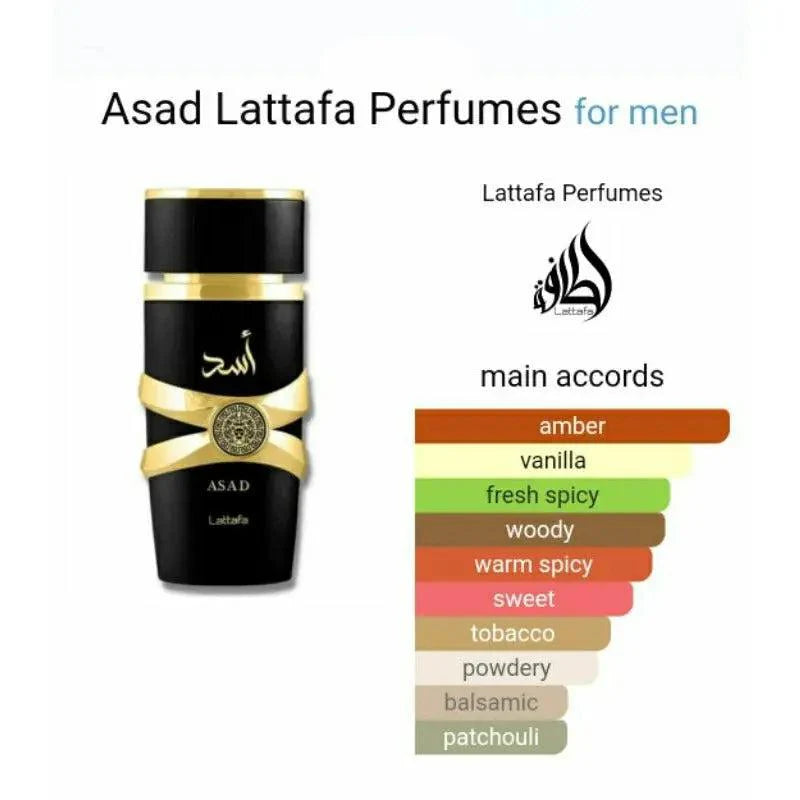 Asad 100ml EDP by Lattafa