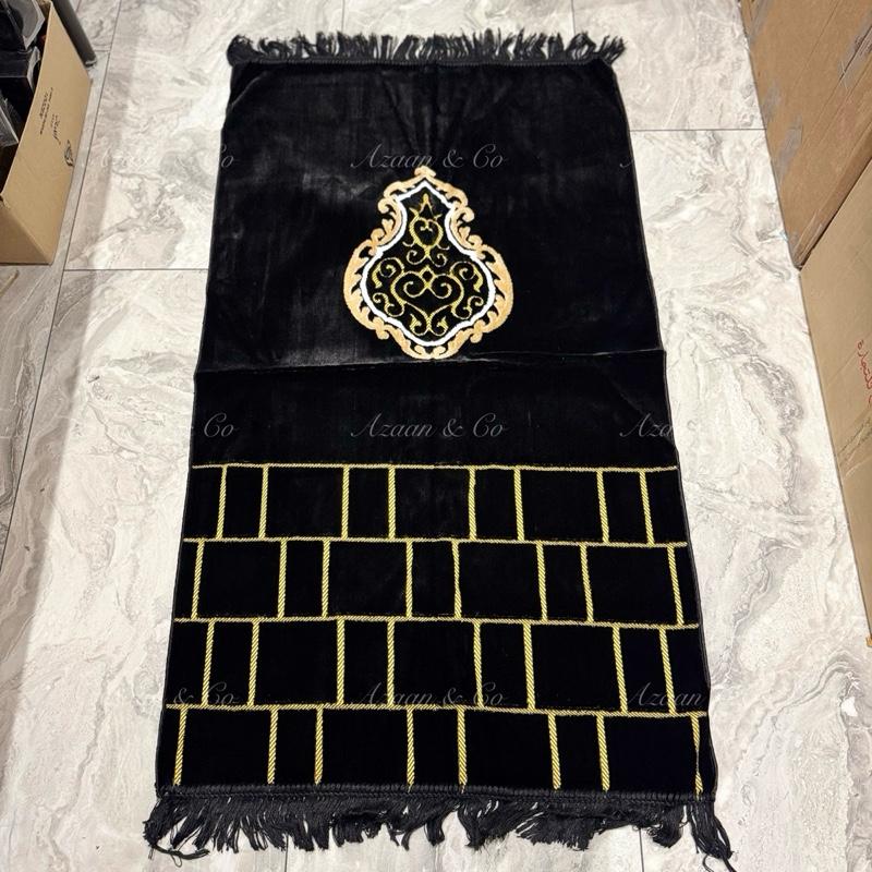 Kaaba Door Pattern Soft Prayer Mat