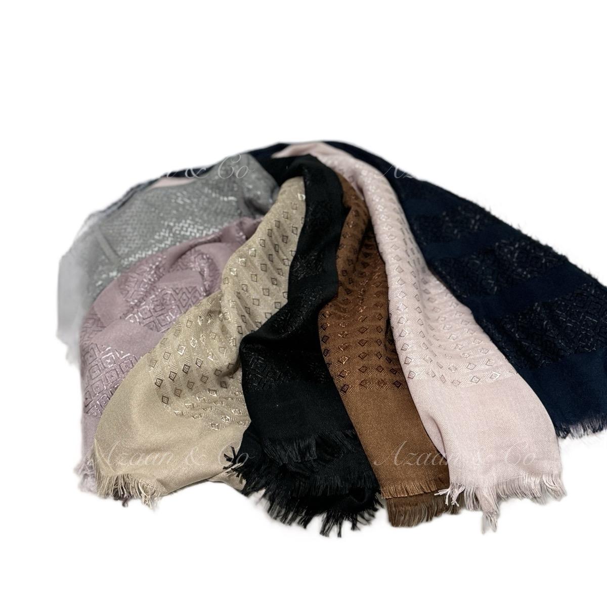 Self Print Turkish Cotton Modal Hijab