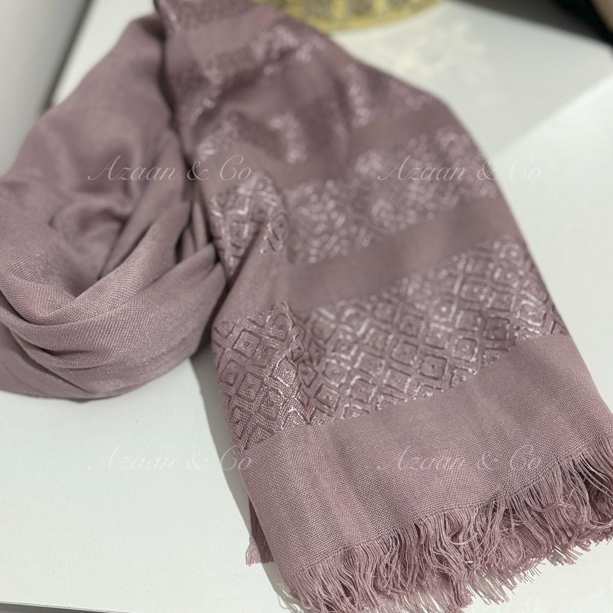 4x Turkish Cotton Modal Self Print Hijabs