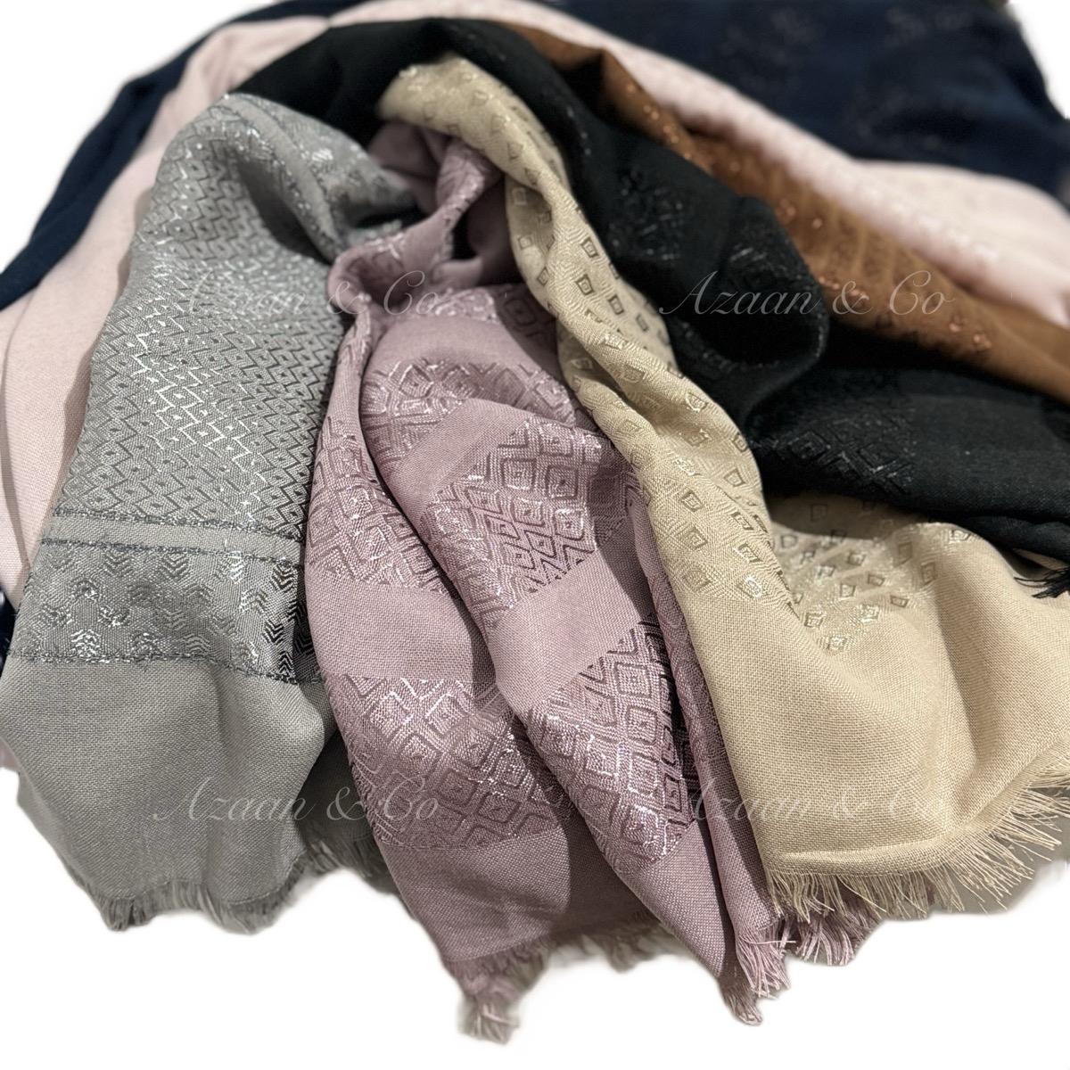 Self Print Turkish Cotton Modal Hijab