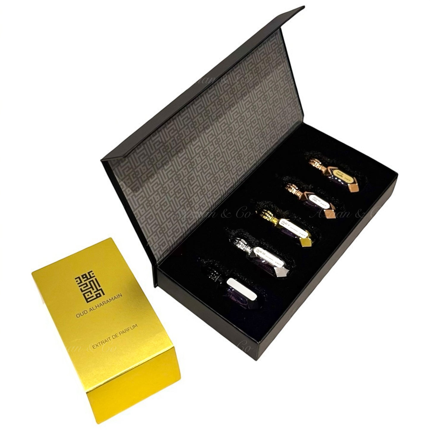 Oud Al Haramain Perfume Oil Gift Set – 5 x 6ml Extrait de Parfum