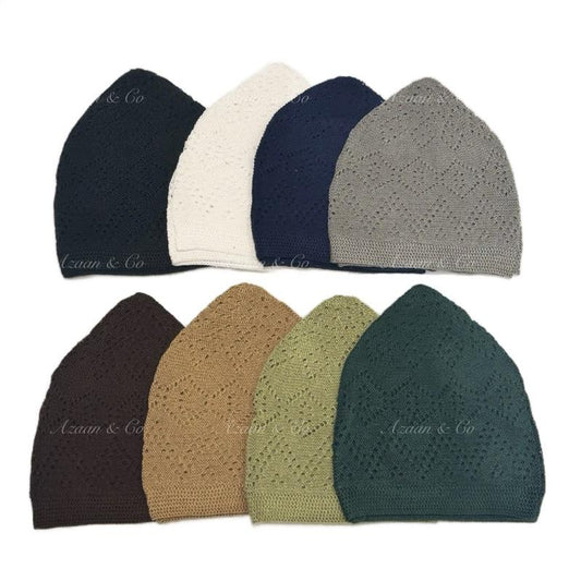 Boys Islamic Topi Skull Cap Children’s Size Kufi Hat Muslim Prayer Cap