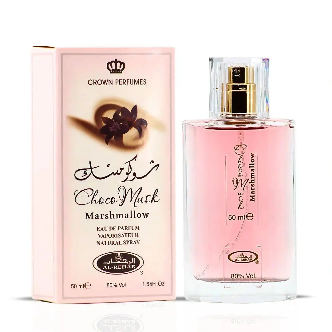 Al Rehab Choco Musk Marshmallow 50ml EDP Perfume Spray Made in UAE