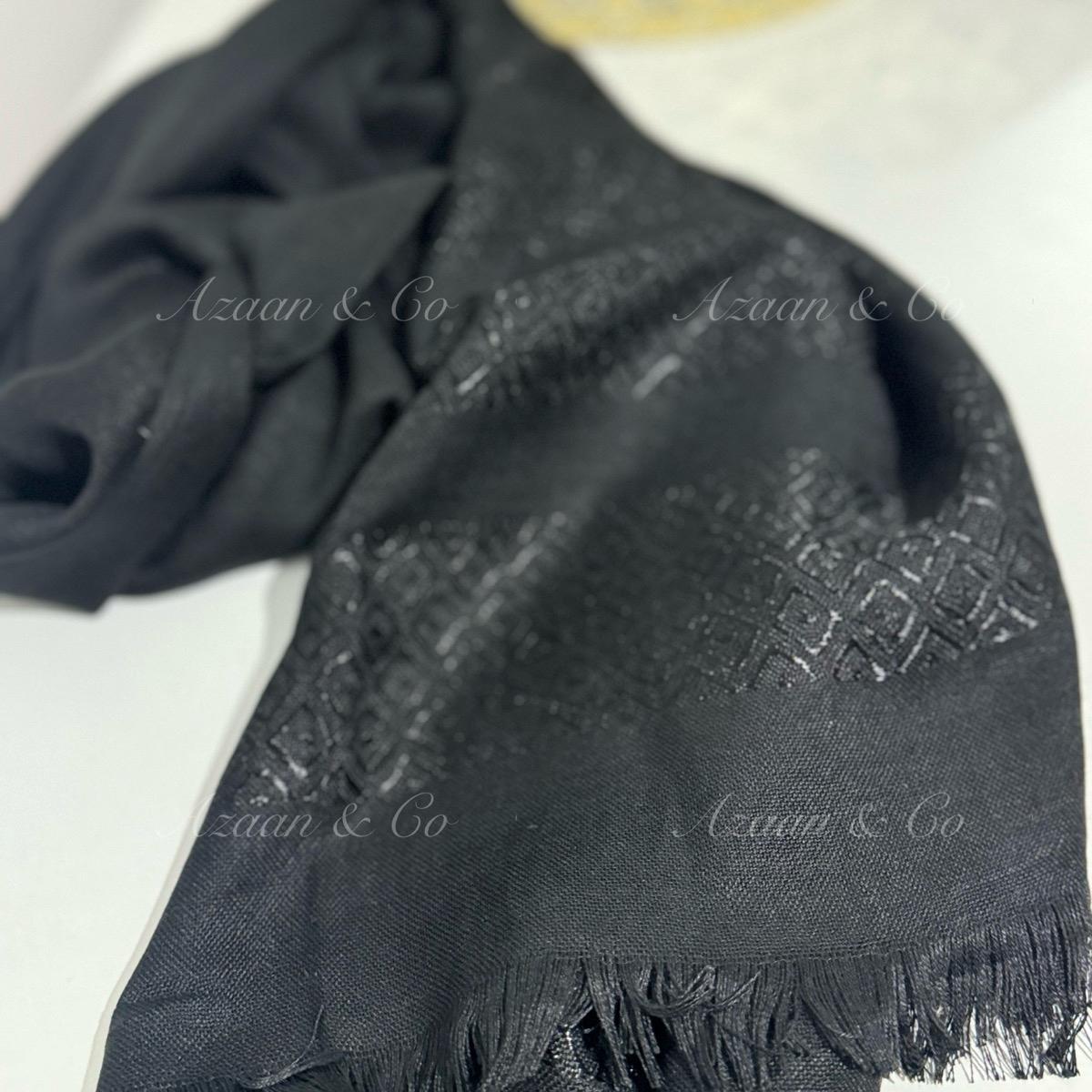 4x Turkish Cotton Modal Self Print Hijab Bundle