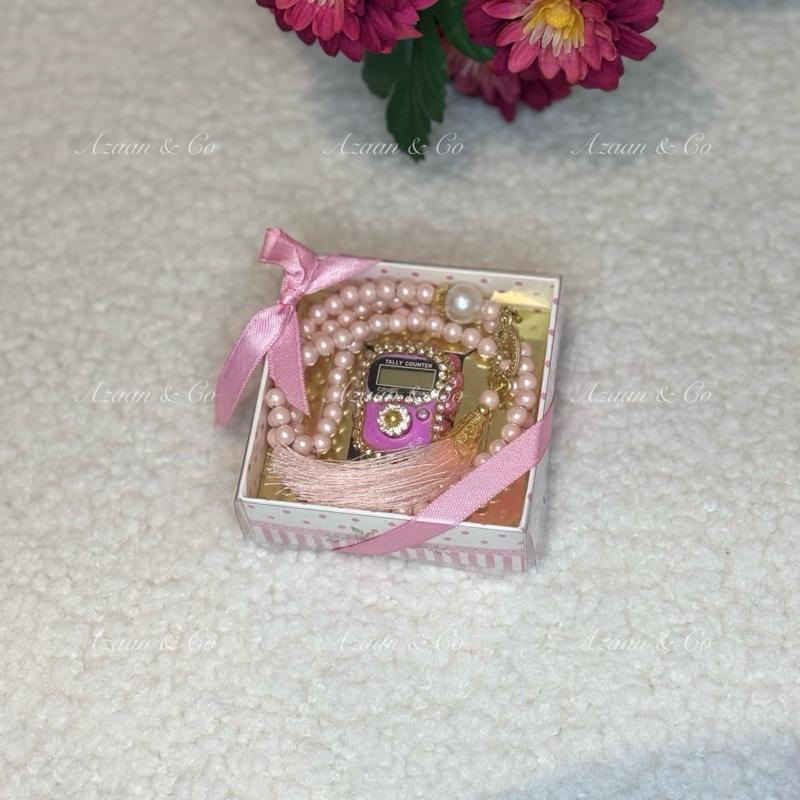 Islamic Finger Counter & Pearl Tasbeeh Set