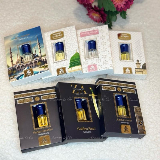 Attar Collection 3ml Perfume Oil Roll On Ittar Arabian Natural Unisex Travel Sample