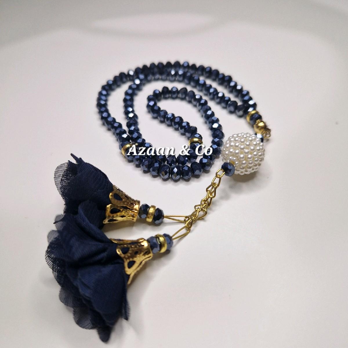 100 Crystal Bead Tasbeeh Floral