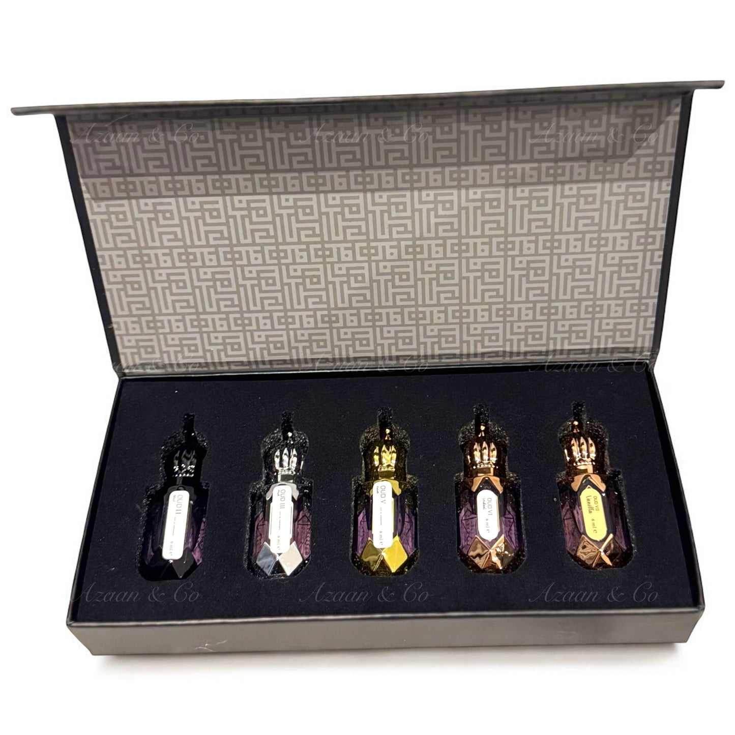 Oud Al Haramain Perfume Oil Gift Set – 5 x 6ml Extrait de Parfum