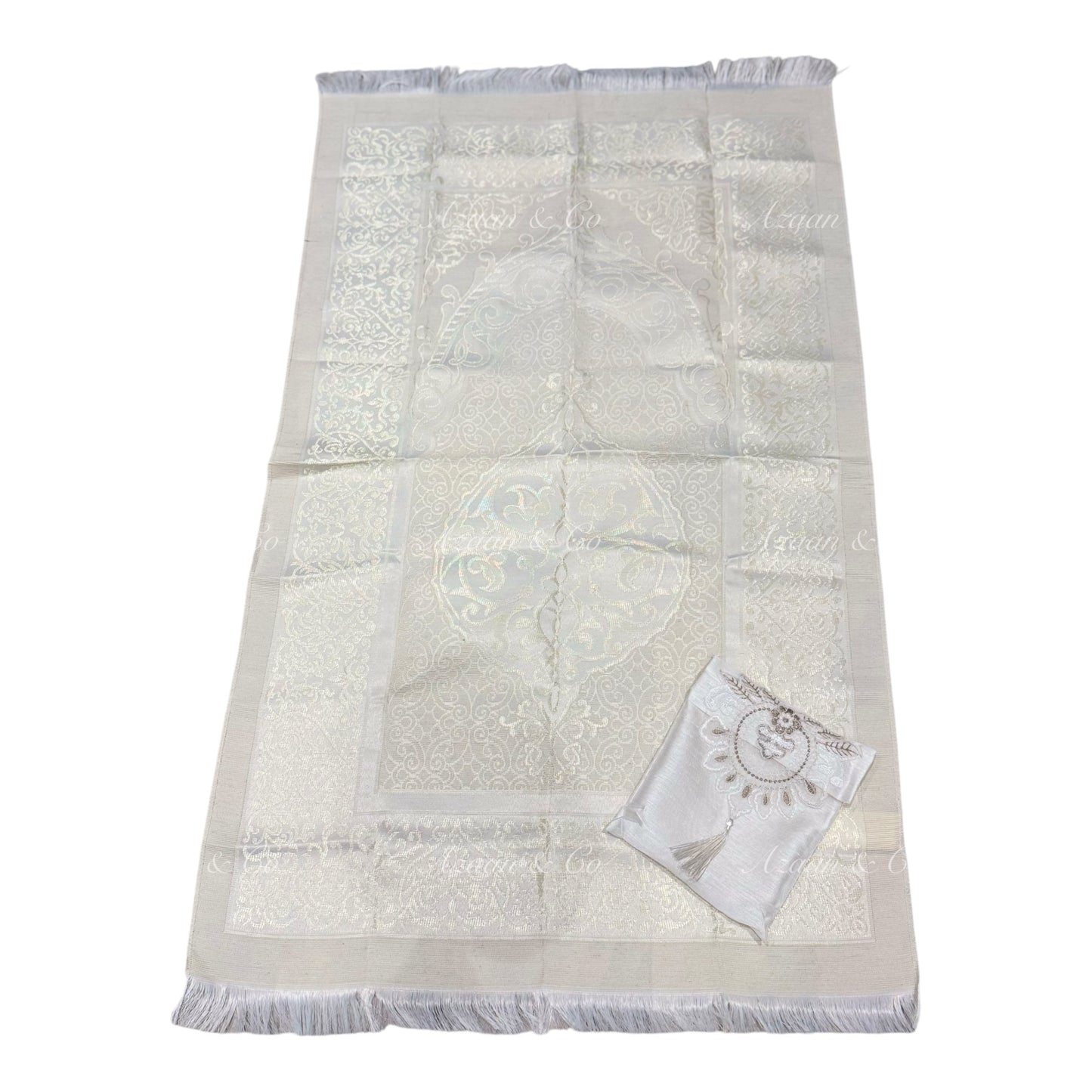 Lace Work Travel Prayer Mat