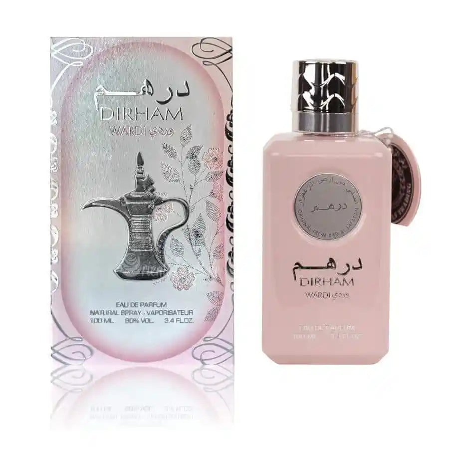 Ard Al Zaafaran Dirham Wardi 100ml Eau De Parfum Fruity Floral Rose Vanilla Musk Arabic Women Perfume Spray