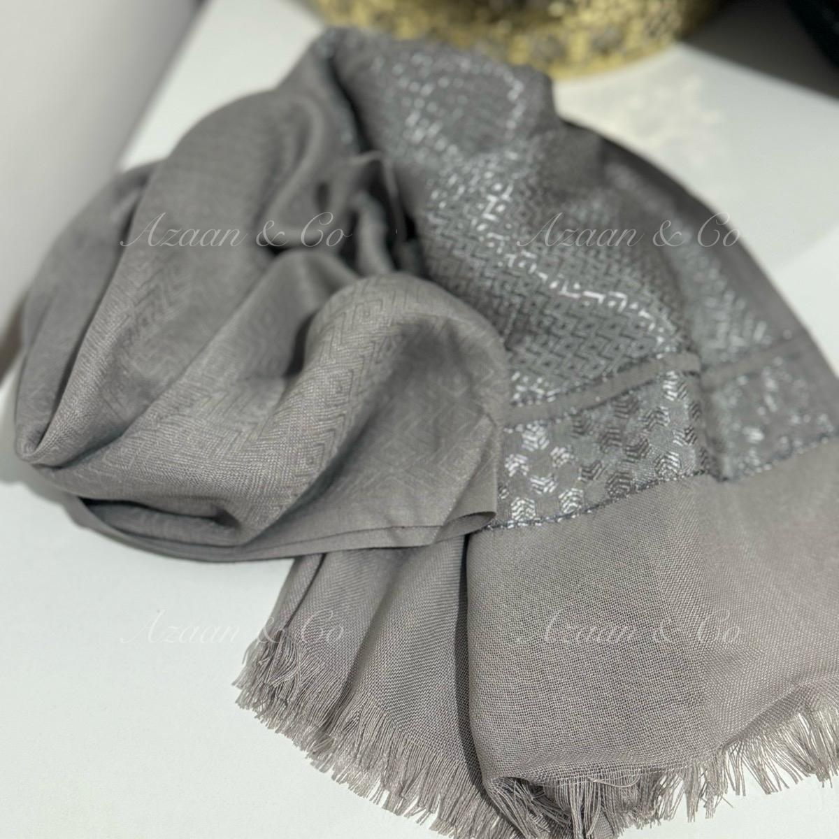 4x Turkish Cotton Modal Self Print Hijab Bundle