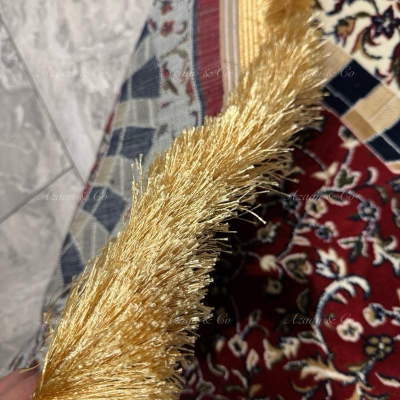 Rawdah Al Madina Inspired Prayer Mat Made in Saudi Arabia