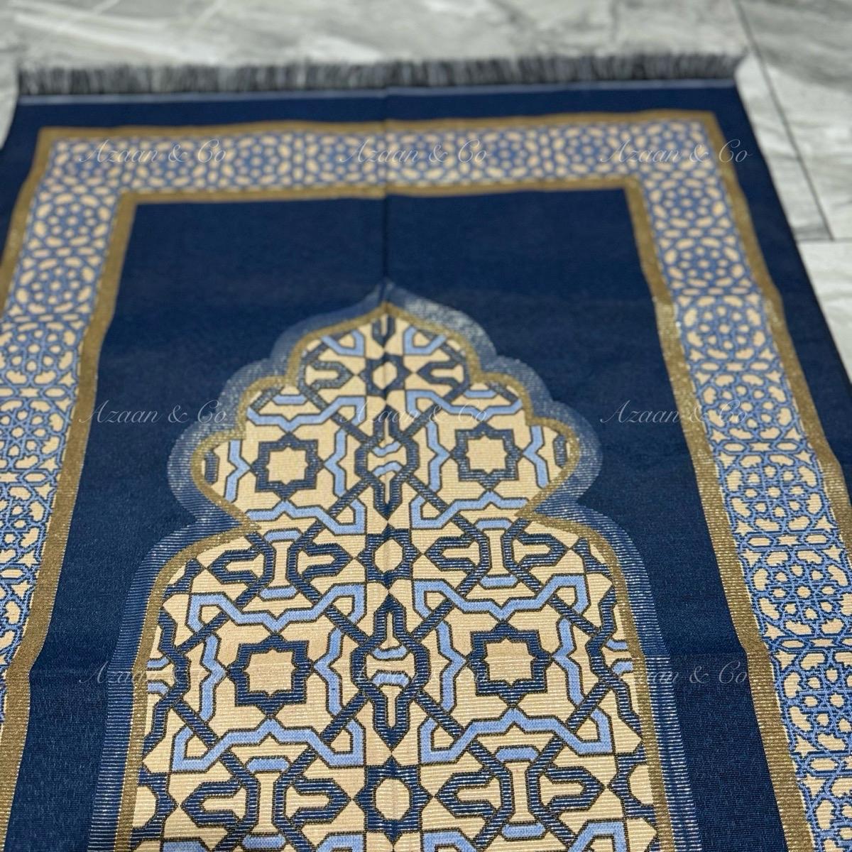 Surah Book, Prayer Mat, Tasbeeh & Skull Cap Set Box