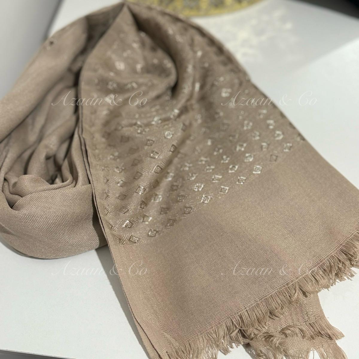 4x Turkish Cotton Modal Self Print Hijabs