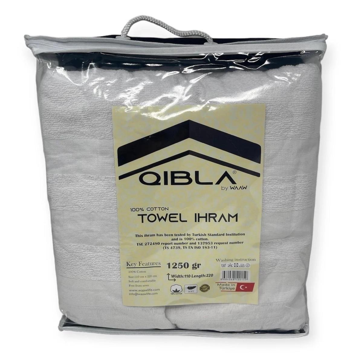 Mens Towel Ihram for Hajj & Ummrah 2 Piece - 1250g