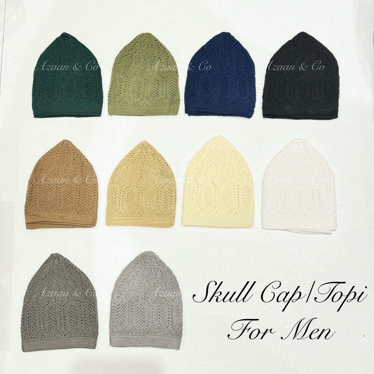 Mens Topi Islamic Skull Cap - Adult Size