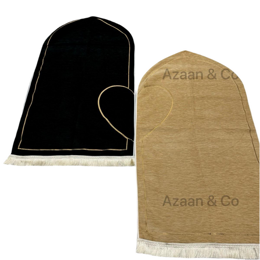 Couples Heart Prayer Mats Chenille