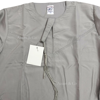 Boys Thobe with Tassel – Jubba Muslim Boy Mosque & Eid Wear (Size 30–52)