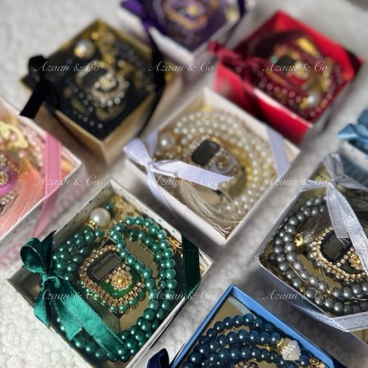 Islamic Finger Counter & Pearl Tasbeeh Set