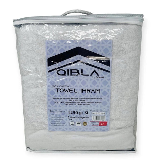 Mens Towel Ihram for Hajj & Umrah 2 piece - 1250g XL