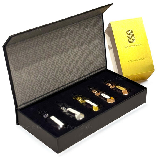 Oud Al Haramain Perfume Oil Gift Set – 5 x 6ml Extrait de Parfum