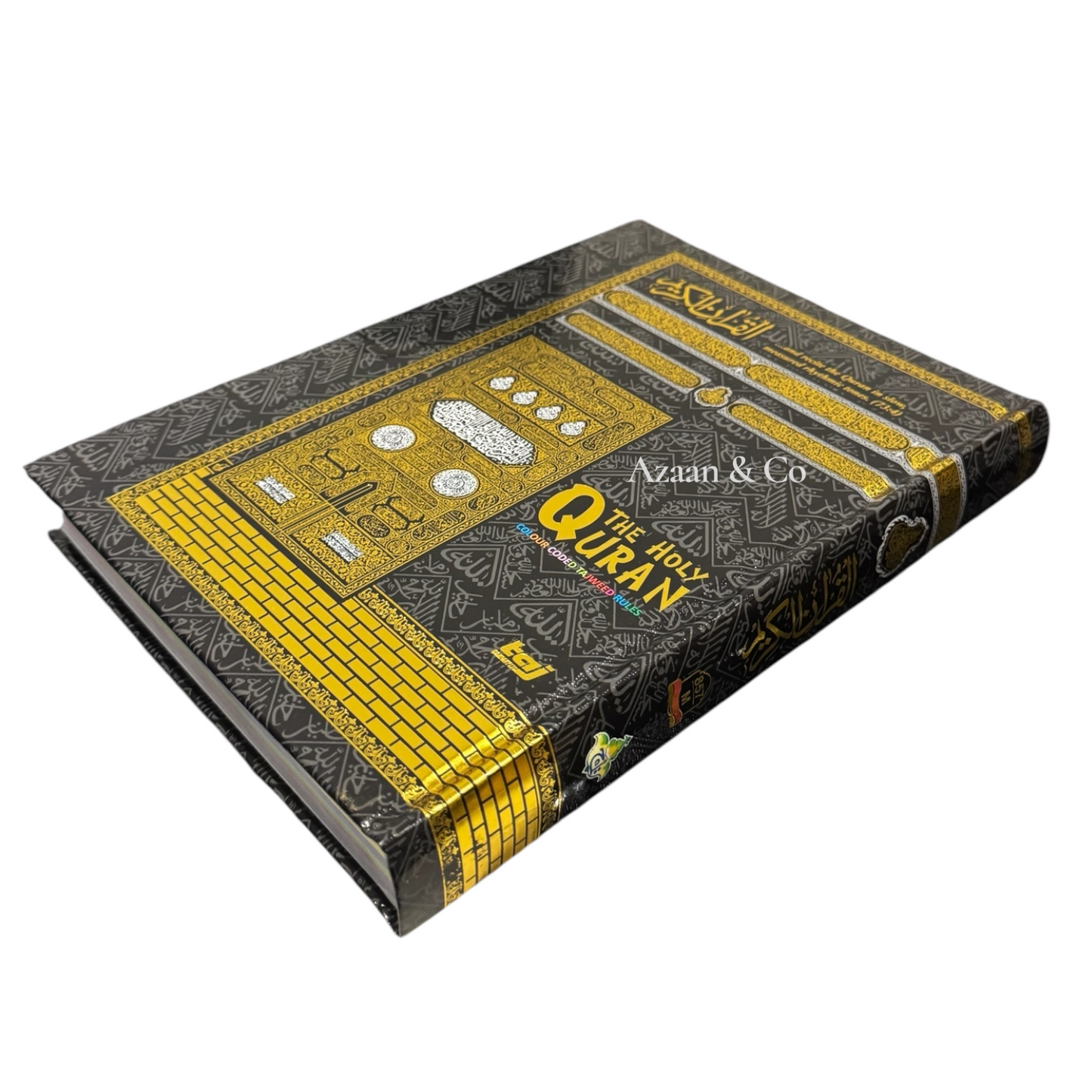 The Holy Qur’an Arabic English Translation Tajweed Kaaba Cover Quran Book