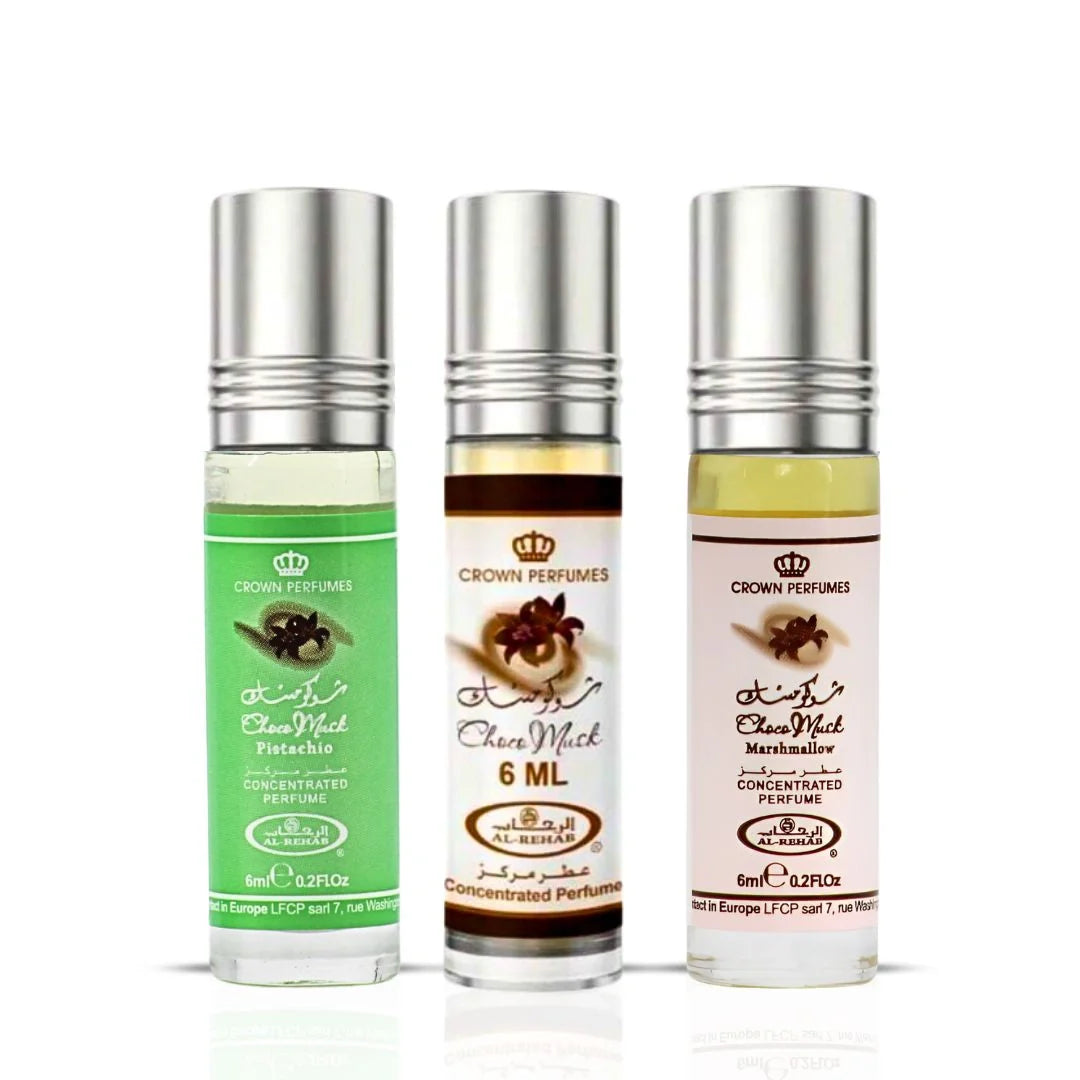 Al Rehab Choco Musk Oil Trio – 3 x 6ml