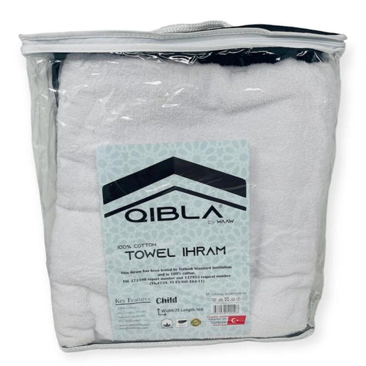 Boys Towel Ihram for Hajj & Umrah - Children’s Size 75cm x 160cm