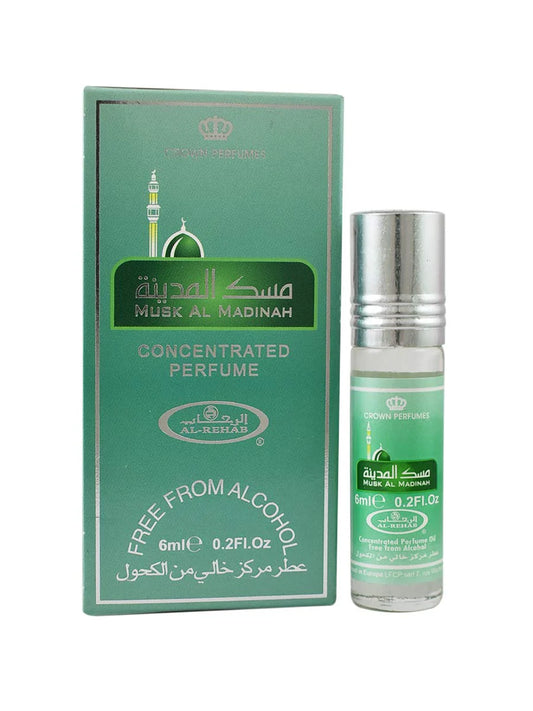 Musk Al Madina 6ml Roll On Perfume Oil by Al Rehab