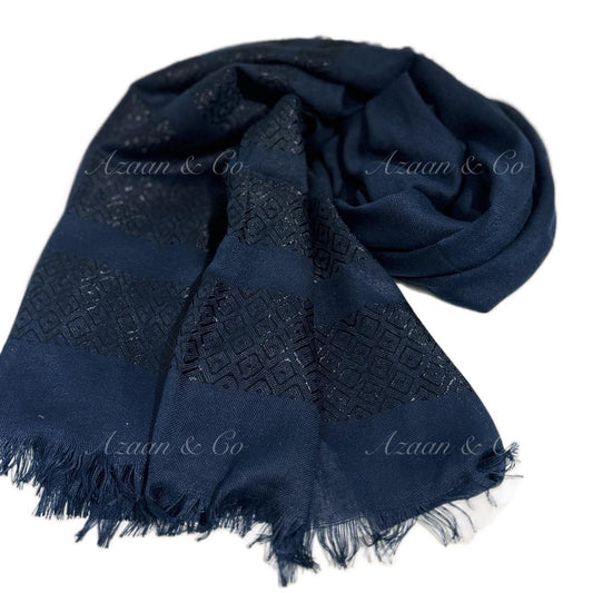 4x Turkish Cotton Modal Self Print Hijab Bundle