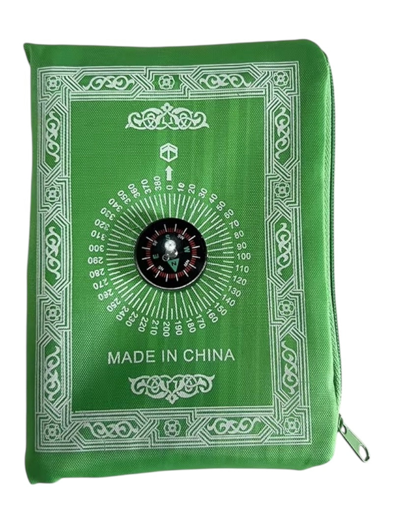 Pocket Size Travel Prayer Mat Foldable Lightweight Islamic Musalla Janamaz Portable Salah Rug