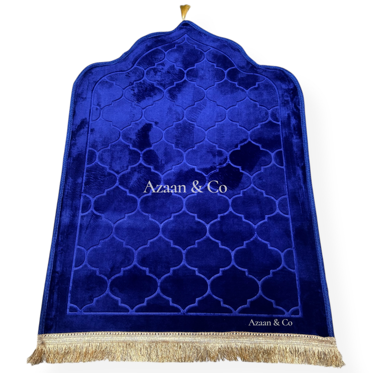 Soft Dome Shape Prayer Mat with Tassel Extra Large 80x120cm Muslim Rug