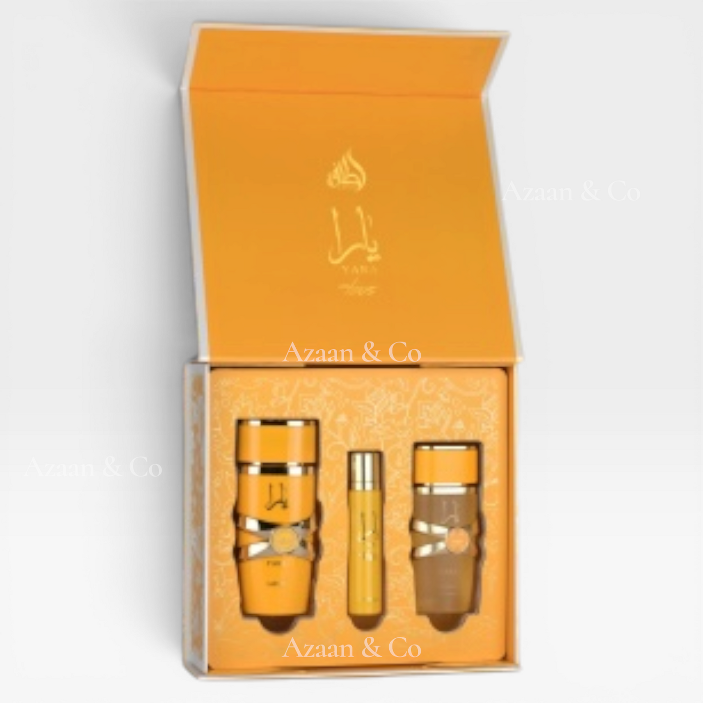 Yara Tous 3pc Gift Set 100ml EDP Spray, 12ml Travel Perfume & 50m Hair Mist