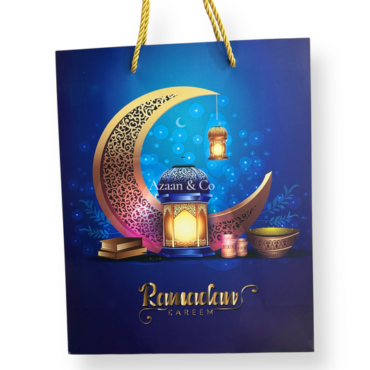 Ramadan Mubarak & Eid Mubarak Gift Bags | Ramadhan Kareem Decoration | Small, Medium & Large Sizes | Ramadhan Eid Party Favor Bags