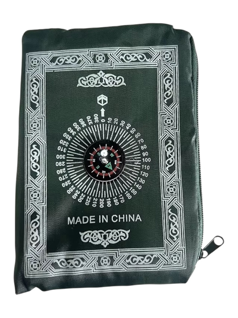 Pocket Size Travel Prayer Mat Foldable Lightweight Islamic Musalla Janamaz Portable Salah Rug