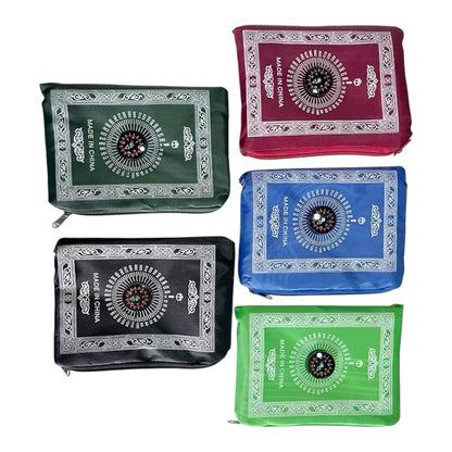 Pocket Size Travel Prayer Mat Foldable Lightweight Islamic Musalla Janamaz Portable Salah Rug
