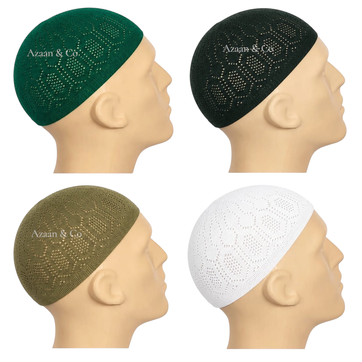 4x Men’s Prayer Hats Everyday Topi