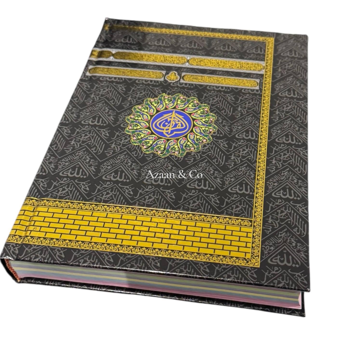 The Holy Qur’an Arabic English Translation Tajweed Kaaba Cover Quran Book