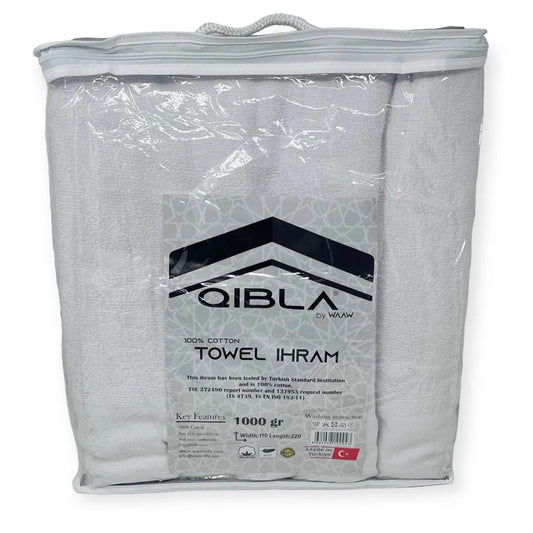 Mens Towel Ihram for Hajj & Umrah 2 piece - 1000g