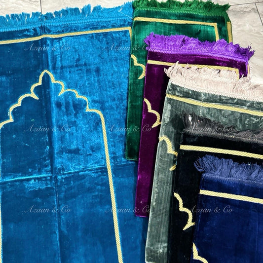 Soft Plain Dome Turkish Prayer Mats (D7)