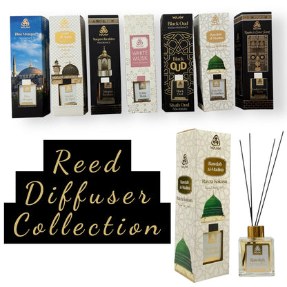 Reed Diffuser Collection 100ml - Made in Turkey - Mosque Inspired Scents
