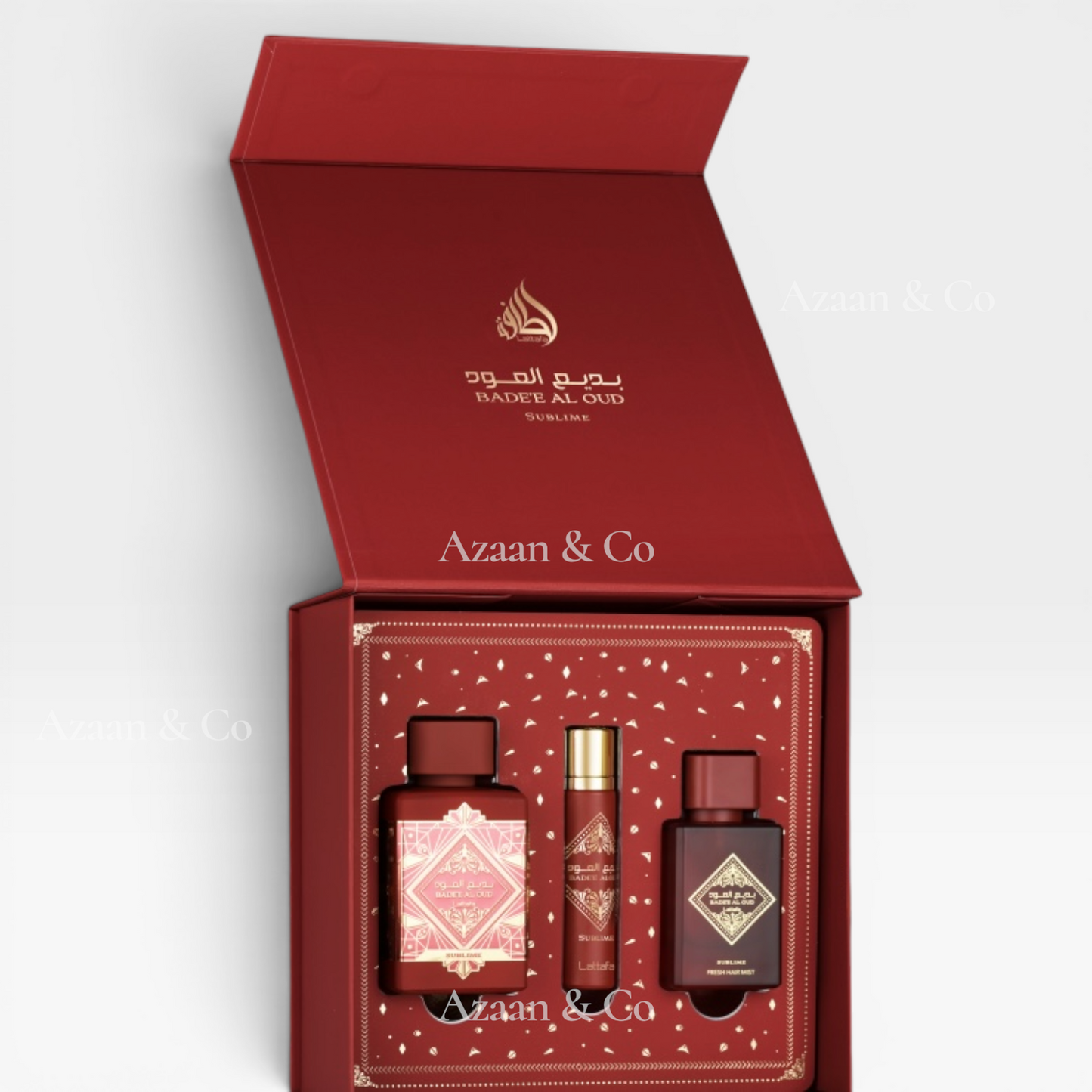 Bade’e Al Oud Sublime 3pc Gift Set 100ml EDP + 12ml + Hair Mist 50ml