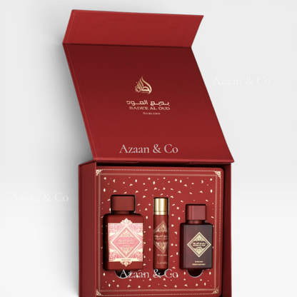 Bade’e Al Oud Sublime 3pc Gift Set 100ml EDP + 12ml + Hair Mist 50ml