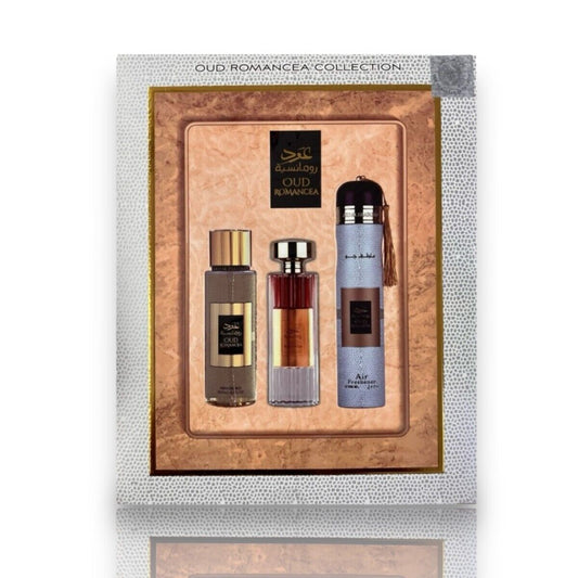 Oud Romancea 3pc Gift Set by Ard Al Zaafaran