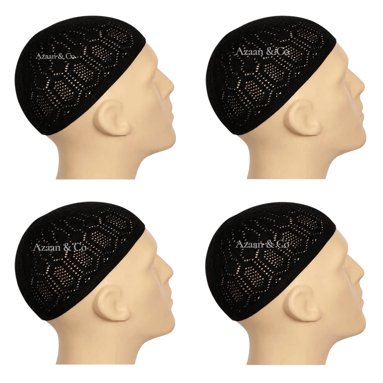 4x Men’s Prayer Hats Everyday Topi