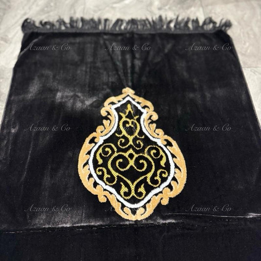 Kaaba Door Pattern Soft Prayer Mat